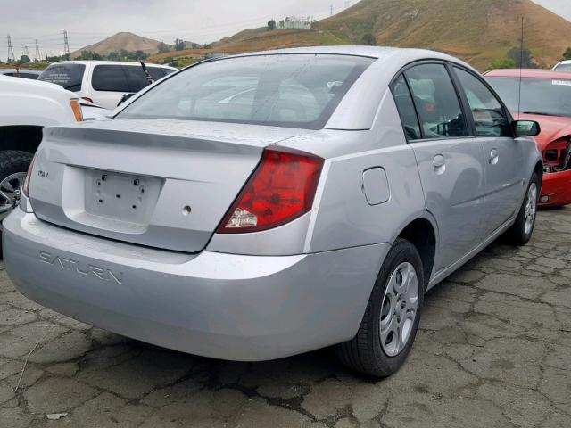 1G8AJ54F34Z185427 - 2004 SATURN ION LEVEL SILVER photo 4
