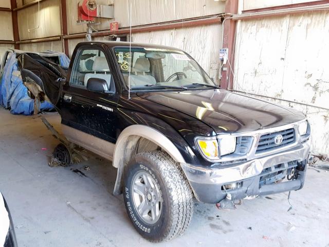 4TAPN62N9VZ240870 - 1997 TOYOTA TACOMA BLACK photo 1