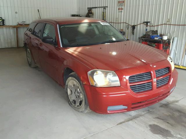 2D8FV47T76H123710 - 2006 DODGE MAGNUM SE BURGUNDY photo 1