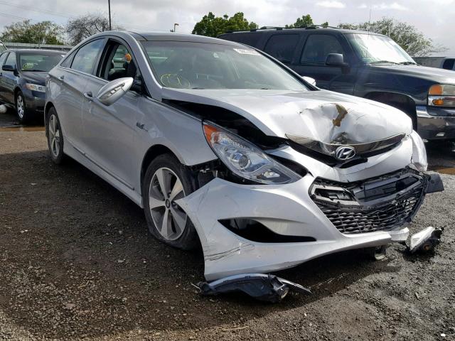 KMHEC4A42BA017008 - 2011 HYUNDAI SONATA HYB SILVER photo 1