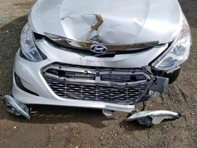 KMHEC4A42BA017008 - 2011 HYUNDAI SONATA HYB SILVER photo 7