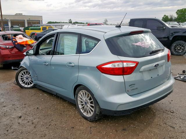 1FADP5BU8DL554391 - 2013 FORD C-MAX SEL BLUE photo 3