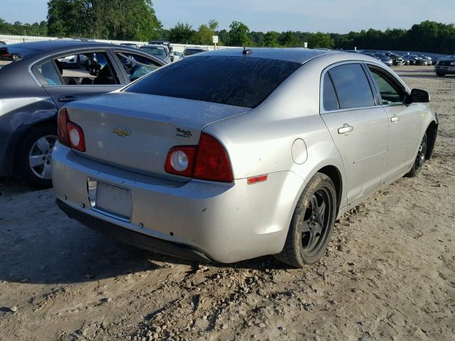 1G1ZH57B18F226487 - 2008 CHEVROLET MALIBU 1LT SILVER photo 4