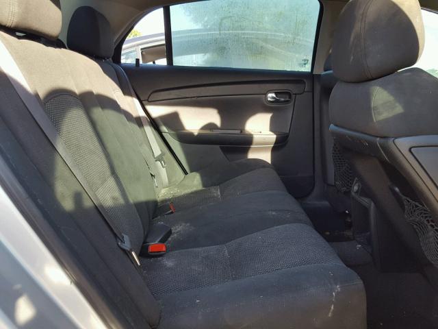 1G1ZH57B18F226487 - 2008 CHEVROLET MALIBU 1LT SILVER photo 6