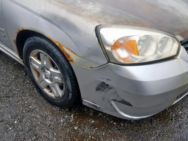1G1ZT61816F286087 - 2006 CHEVROLET MALIBU MAX SILVER photo 9