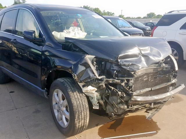 JHLRE38739C013691 - 2009 HONDA CR-V EXL BLACK photo 9