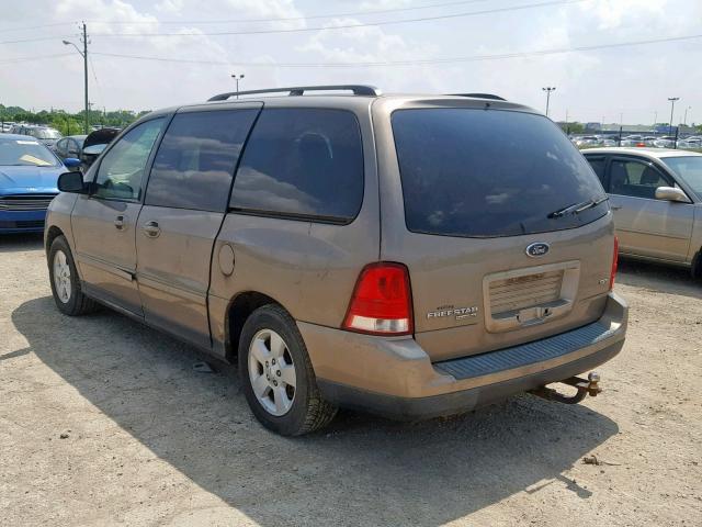 2FMZA57685BA55213 - 2005 FORD FREESTAR S TAN photo 3