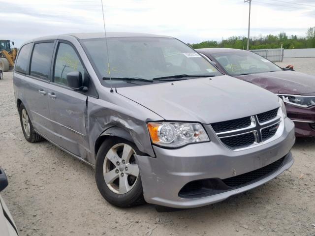 2C4RDGBG3DR731189 - 2013 DODGE GRAND CARA SILVER photo 1