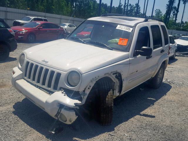 1J4GK58K32W306034 - 2002 JEEP LIBERTY LI WHITE photo 2