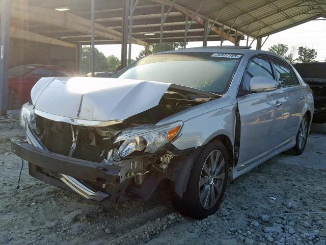 4T1BK3DB0BU420929 - 2011 TOYOTA AVALON BAS SILVER photo 2