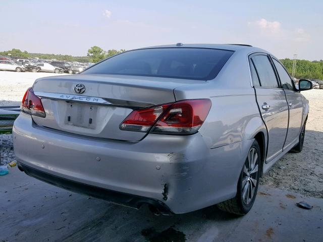 4T1BK3DB0BU420929 - 2011 TOYOTA AVALON BAS SILVER photo 4