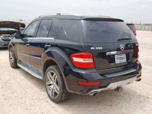 4JGBB7CB3AA557422 - 2010 MERCEDES-BENZ ML 550 4MA BLACK photo 3