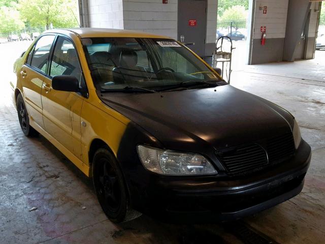 JA3AJ86E32U017551 - 2002 MITSUBISHI LANCER OZ YELLOW photo 1