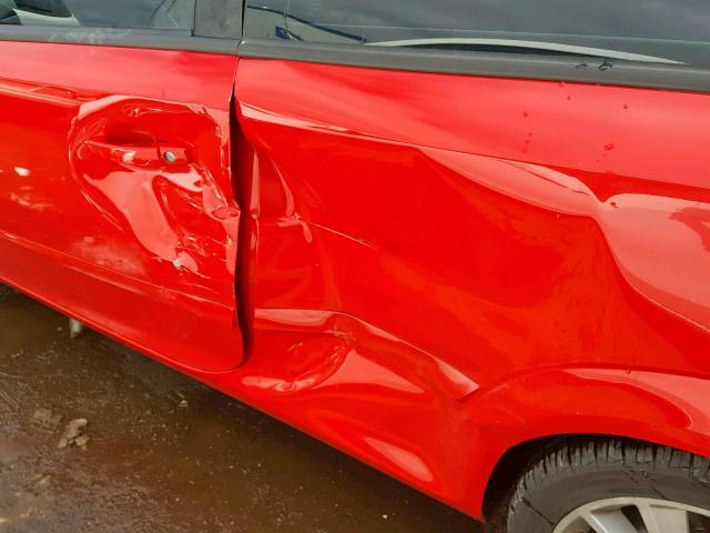 W08AT271585064175 - 2008 SATURN ASTRA XR RED photo 9