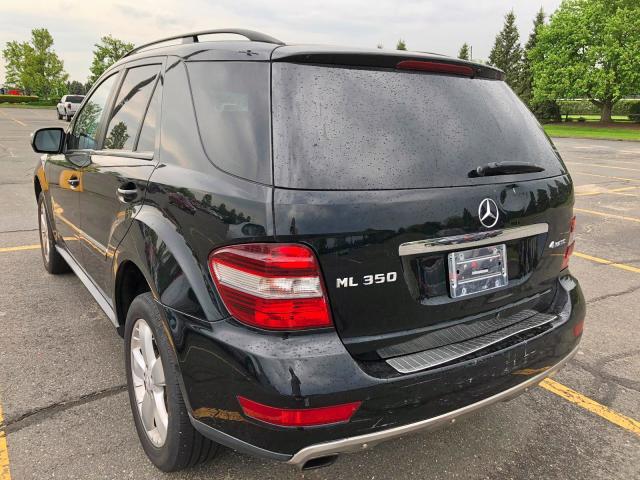 4JGBB86E19A515872 - 2009 MERCEDES-BENZ ML 350 BLACK photo 3