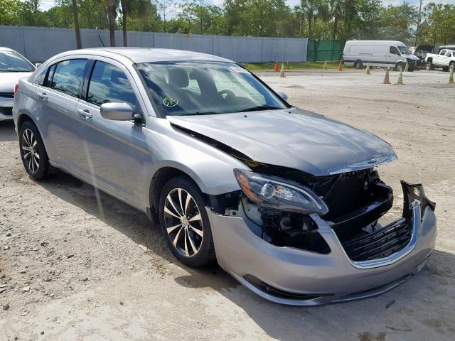 1C3CCBBGXEN159505 - 2014 CHRYSLER 200 TOURIN SILVER photo 1