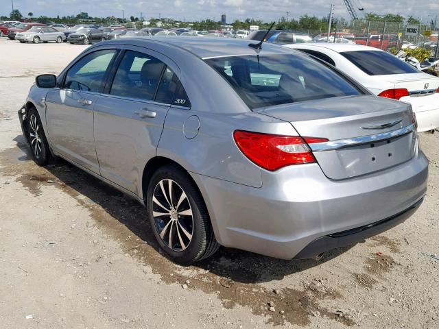 1C3CCBBGXEN159505 - 2014 CHRYSLER 200 TOURIN SILVER photo 3