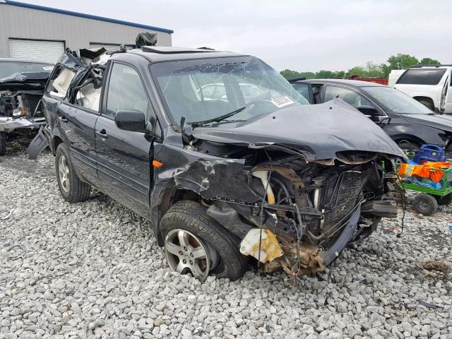 5FNYF18378B051529 - 2008 HONDA PILOT SE BLACK photo 1