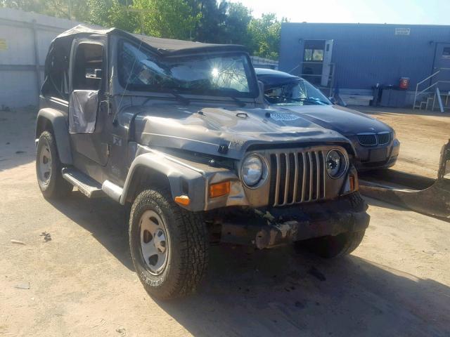 1J4FA39S83P359874 - 2003 JEEP WRANGLER C GRAY photo 1