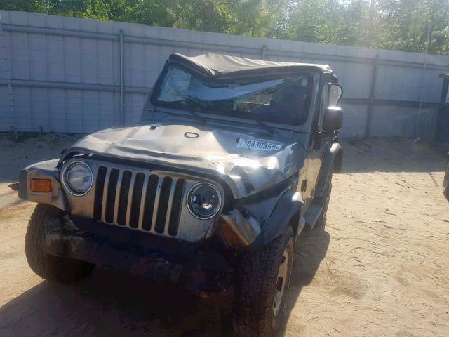 1J4FA39S83P359874 - 2003 JEEP WRANGLER C GRAY photo 2