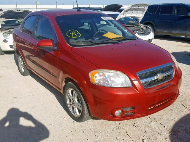 KL1TG5DE5BB230787 - 2011 CHEVROLET AVEO LT RED photo 1