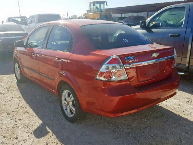 KL1TG5DE5BB230787 - 2011 CHEVROLET AVEO LT RED photo 3