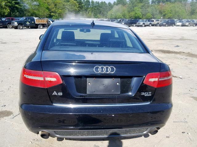 WAUKGAFBXBN028457 - 2011 AUDI A6 PRESTIG BLACK photo 9