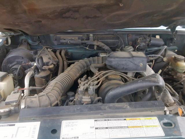 4F4YR16C5WTM17628 - 1998 MAZDA B2500 CAB GREEN photo 7