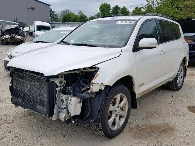 2T3DF4DV4BW091608 - 2011 TOYOTA RAV4 LIMIT WHITE photo 2