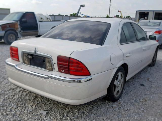 1LNHM87A3YY862917 - 2000 LINCOLN LS WHITE photo 4