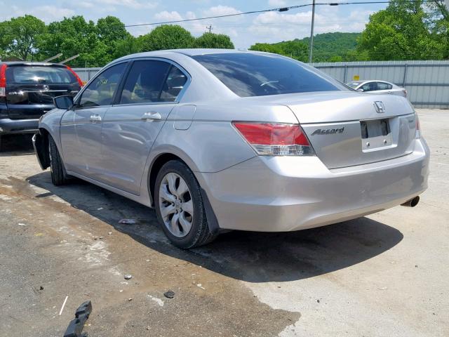 1HGCP26819A162584 - 2009 HONDA ACCORD EXL SILVER photo 3