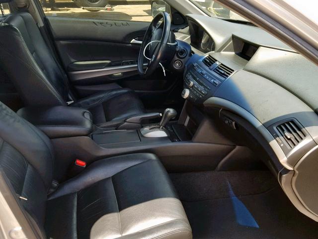 1HGCP26819A162584 - 2009 HONDA ACCORD EXL SILVER photo 5