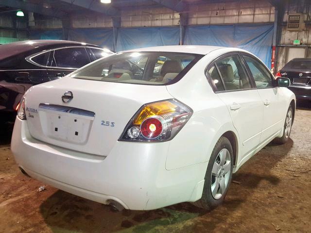 1N4AL21E48N509644 - 2008 NISSAN ALTIMA 2.5 WHITE photo 4