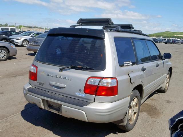 JF1SF63522H733582 - 2002 SUBARU FORESTER L SILVER photo 4