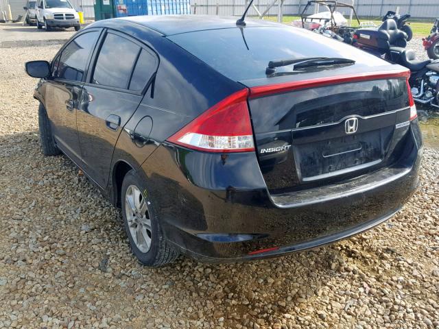 JHMZE2H7XAS013204 - 2010 HONDA INSIGHT EX BLACK photo 3