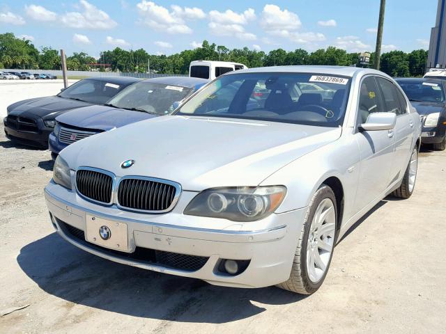 WBAHN83516DT39004 - 2006 BMW 750 LI SILVER photo 2