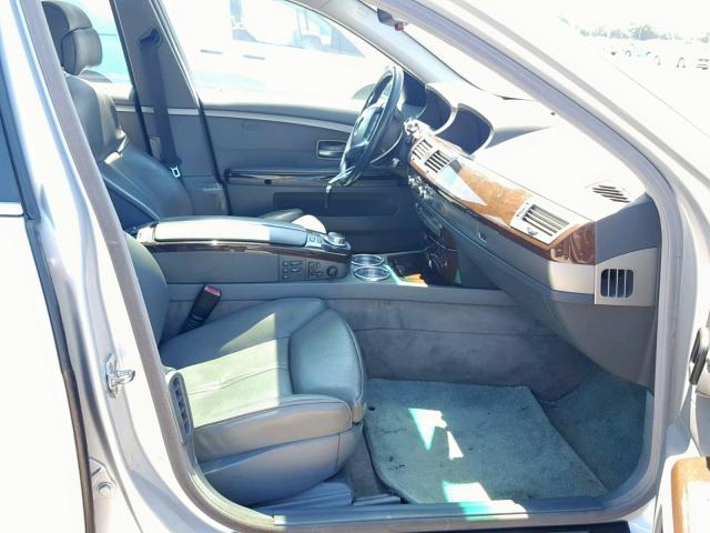 WBAHN83516DT39004 - 2006 BMW 750 LI SILVER photo 5