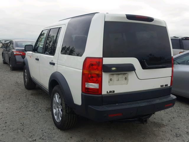 SALAE25436A362414 - 2006 LAND ROVER LR3 SE WHITE photo 3