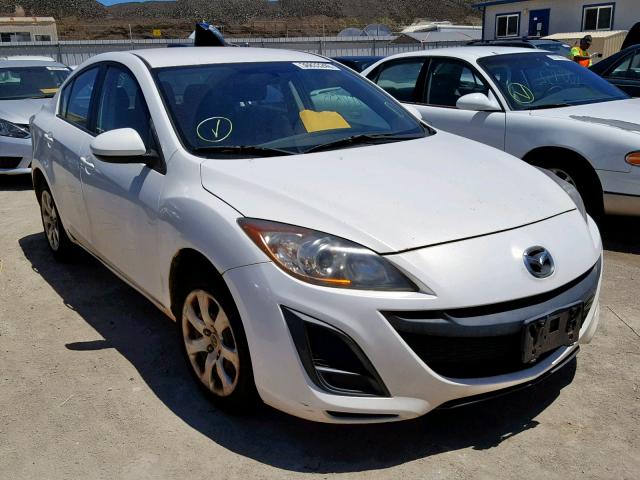 JM1BL1SF9A1250257 - 2010 MAZDA 3 I WHITE photo 1