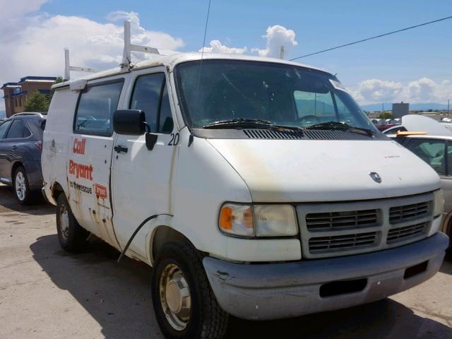 2B7HB11X8VK519527 - 1997 DODGE RAM VAN B1 WHITE photo 1