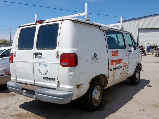 2B7HB11X8VK519527 - 1997 DODGE RAM VAN B1 WHITE photo 4