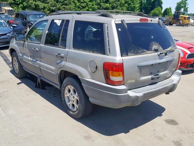 1J4GX48S71C504367 - 2001 JEEP GRAND CHER SILVER photo 3