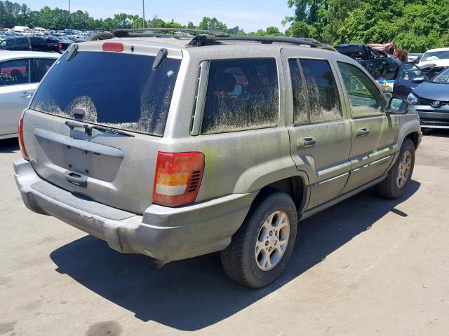 1J4GX48S71C504367 - 2001 JEEP GRAND CHER SILVER photo 4