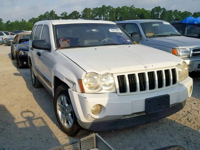 1J4GS48K16C251584 - 2006 JEEP GRAND CHER WHITE photo 1