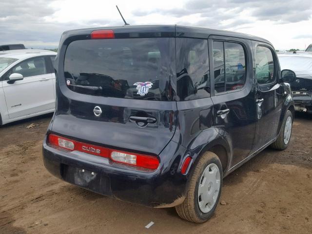 JN8AZ2KR9CT252774 - 2012 NISSAN CUBE BASE BLACK photo 4