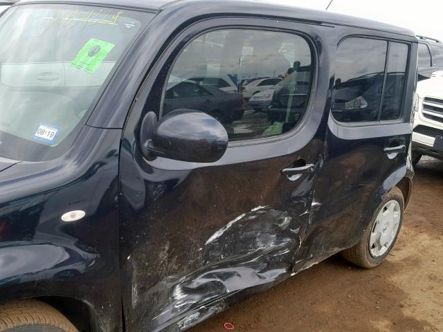 JN8AZ2KR9CT252774 - 2012 NISSAN CUBE BASE BLACK photo 9