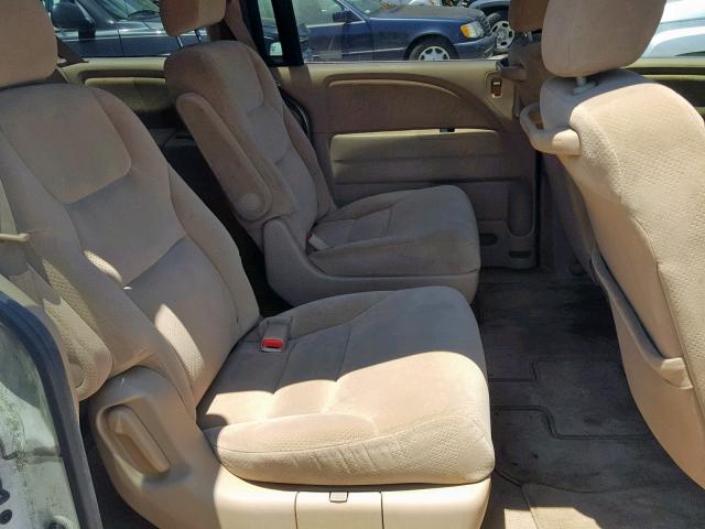 5FNRL382X6B081718 - 2006 HONDA ODYSSEY LX WHITE photo 6