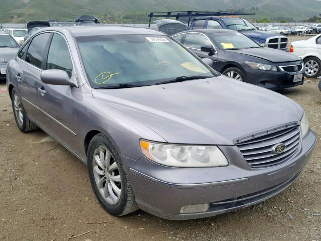 KMHFC46F76A045052 - 2006 HYUNDAI AZERA SE GRAY photo 1