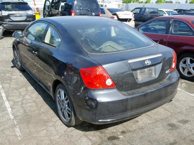 JTKDE177X70208028 - 2007 TOYOTA SCION TC შავი ფოტო 3
