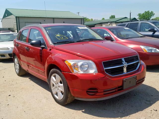 1B3HB48B07D109265 - 2007 DODGE CALIBER SX ORANGE photo 1